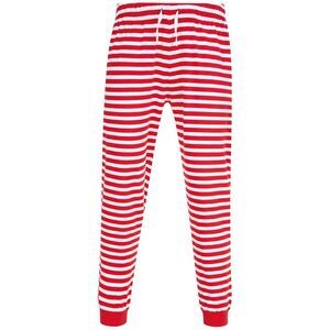 SF Unisex Adult Striped Lounge Pants / Red/White